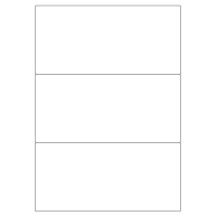 40409 - Label Size 200mm x 94mm - 3 label(s) per sheet