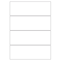 40410 - Label Size 200mm x 69mm - 4 label(s) per sheet