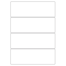 40410 - Label Size 200mm x 69mm - 4 label(s) per sheet 