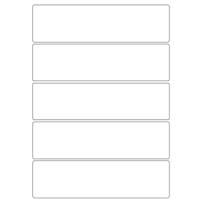 40411 - Label Size 200mm x 54mm - 5 label(s) per sheet 