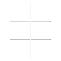 40418 - Label Size 97mm x 89mm - 6 label(s) per sheet