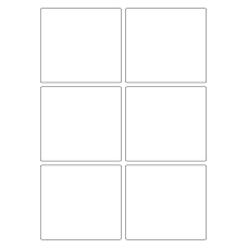 40418 - Label Size 97mm x 89mm - 6 label(s) per sheet 