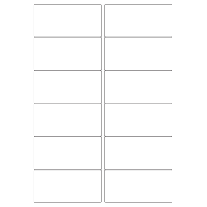 40420 - Label Size 97mm x 47.5mm - 12 label(s) per sheet 