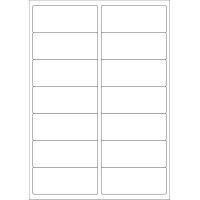 40421 - Label Size 97mm x 40mm - 14 label(s) per sheet