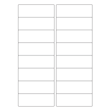 40422 - Label Size 97mm x 34mm - 16 label(s) per sheet 