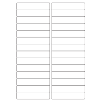 40423 - Label Size 97mm x 20mm - 28 label(s) per sheet