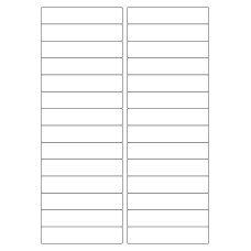 40423 - Label Size 97mm x 20mm - 28 label(s) per sheet 