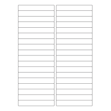 40424 - Label Size 97mm x 15mm - 36 label(s) per sheet 