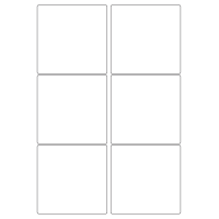 40425 - Label Size 95mm x 93mm - 6 label(s) per sheet