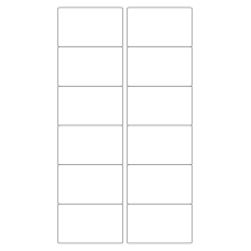 40426 - Label Size 77mm x 46.5mm - 12 label(s) per sheet 