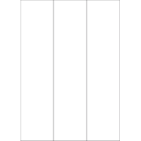 40427 - Label Size 70mm x 295.2mm - 3 label(s) per sheet