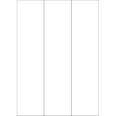 40427 - Label Size 70mm x 295.2mm - 3 label(s) per sheet 