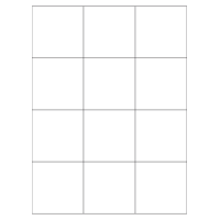 40429 - Label Size 70mm x 70mm - 12 label(s) per sheet