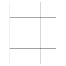 40429 - Label Size 70mm x 70mm - 12 label(s) per sheet