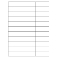 40432 - Label Size 70mm x 25.4mm - 33 label(s) per sheet