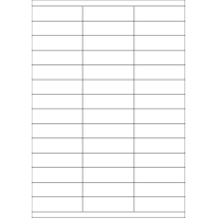 40433 - Label Size 70mm x 20mm - 42 label(s) per sheet