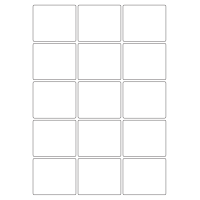 40435 - Label Size 64mm x 54mm - 15 label(s) per sheet