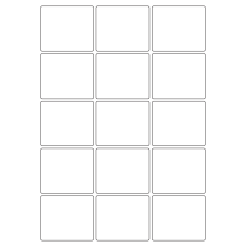 40435 - Label Size 64mm x 54mm - 15 label(s) per sheet