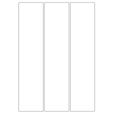 40436 - Label Size 64mm x 284mm - 3 label(s) per sheet 
