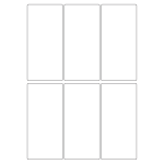40437 - Label Size 64mm x 138mm - 6 label(s) per sheet