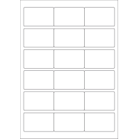 40440 - Label Size 65mm x 40mm - 18 label(s) per sheet
