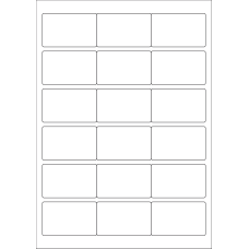 40440 - Label Size 65mm x 40mm - 18 label(s) per sheet