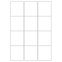 40441 - Label Size 63.5mm x 71mm - 12 label(s) per sheet