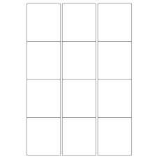40441 - Label Size 63.5mm x 71mm - 12 label(s) per sheet 