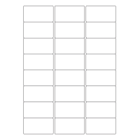 40443 - Label Size 63.5mm x 34mm - 24 label(s) per sheet
