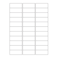 40444 - Label Size 63.5mm x 24mm - 33 label(s) per sheet