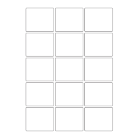40445 - Label Size 60mm x 50mm - 15 label(s) per sheet