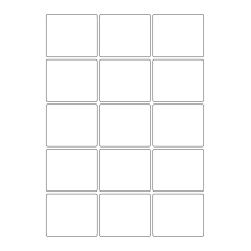 40445 - Label Size 60mm x 50mm - 15 label(s) per sheet 