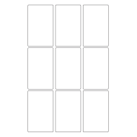 40446 - Label Size 55mm x 90mm - 9 label(s) per sheet