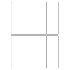 40447 - Label Size 50mm x 138mm - 8 label(s) per sheet