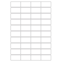 40449 - Label Size 48.5mm x 25.4mm - 40 label(s) per sheet
