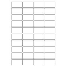 40449 - Label Size 48.5mm x 25.4mm - 40 label(s) per sheet