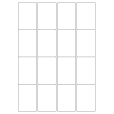 40451 - Label Size 48mm x 71mm - 16 label(s) per sheet 