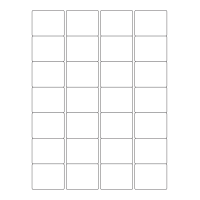 40452 - Label Size 48mm x 38mm - 28 label(s) per sheet