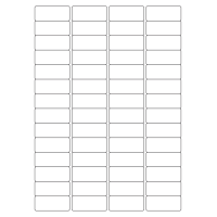 40453 - Label Size 48mm x 20mm - 56 label(s) per sheet