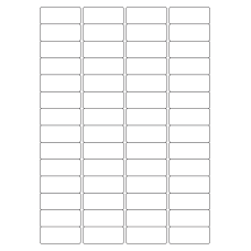 40453 - Label Size 48mm x 20mm - 56 label(s) per sheet 