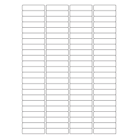 40454 - Label Size 48mm x 12mm - 92 label(s) per sheet