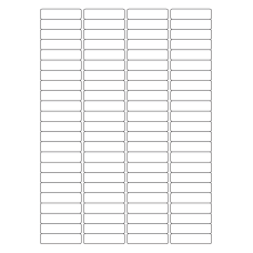 40454 - Label Size 48mm x 12mm - 92 label(s) per sheet 