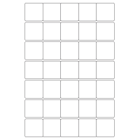 40455 - Label Size 38mm x 38mm - 35 label(s) per sheet