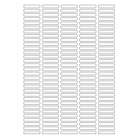 40458 - Label Size 35mm x 6mm - 155 label(s) per sheet