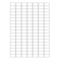 40460 - Label Size 25mm x 15mm - 126 label(s) per sheet