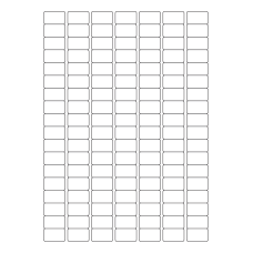 40460 - Label Size 25mm x 15mm - 126 label(s) per sheet 