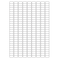 40462 - Label Size 20mm x 10mm - 252 label(s) per sheet