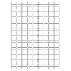40462 - Label Size 20mm x 10mm - 252 label(s) per sheet 