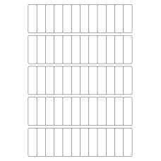 40463 - Label Size 16mm x 52mm - 60 label(s) per sheet 