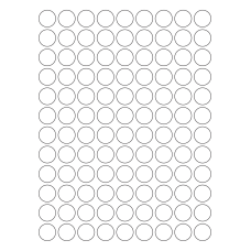 40466 - Label Size 20mm dia - 108 label(s) per sheet 